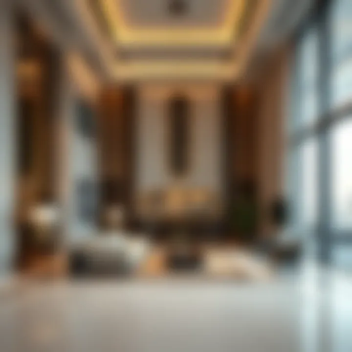 Luxury Interior of Golden Home Al Rigga Luxury interior showcasing modern design elements