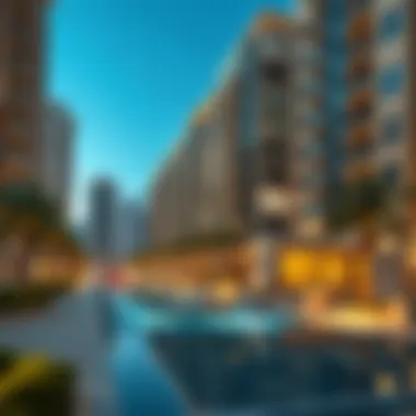 Prime Location of Golden Sands Five in Dubai Strategic location of Golden Sands Five Hotel Apartments in the heart of Dubai