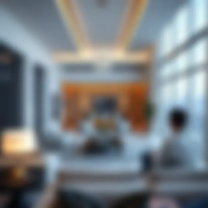 Spacious Interior Layout of حمدان سنتر Interior shot highlighting the spacious layout of حمدان سنتر