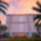 Luxurious Facade of Intercontinental Fujairah Luxurious facade of Intercontinental Fujairah