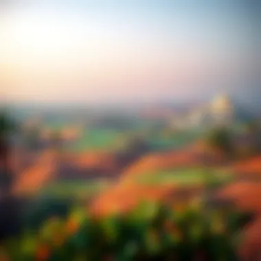 Fire Course Landscape Design Stunning view of the Fire Course landscape showcasing its unique design