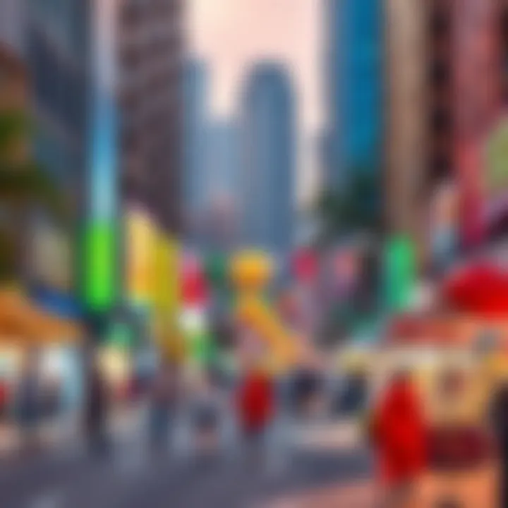 Cultural events and activities taking place on Khalid Bin Waleed Road, showcasing local vibrancy