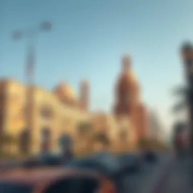 Historical Landmarks on Khalid Bin Waleed Road Historical architecture lining Khalid Bin Waleed Road