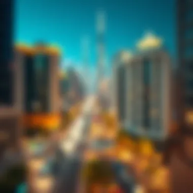 Property Locations in Dubai Map highlighting property locations in Dubai