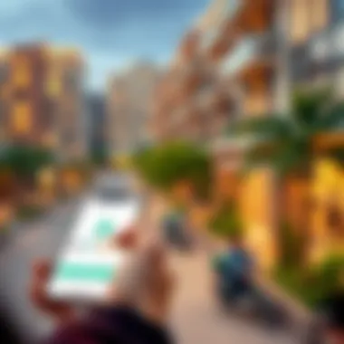 Using the Makani App Illustration of a smartphone accessing the Makani app