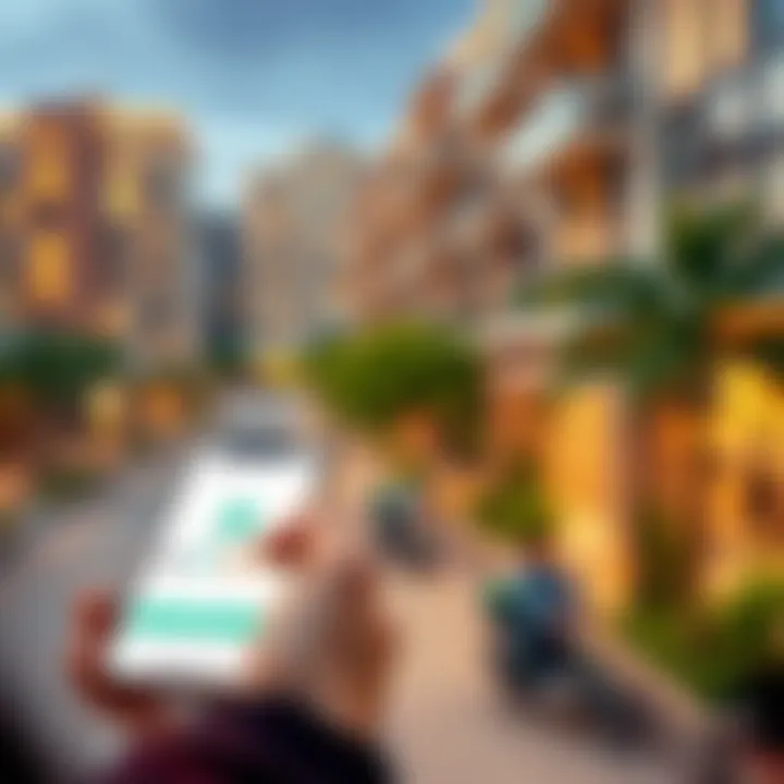 Using the Makani App Illustration of a smartphone accessing the Makani app