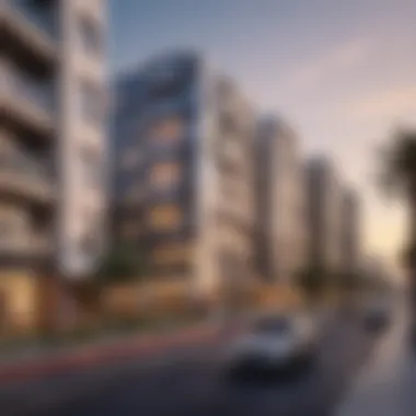 Contemporary Architecture in Lulu Al Warsan Modern residential complexes in Lulu Al Warsan highlighting architectural diversity