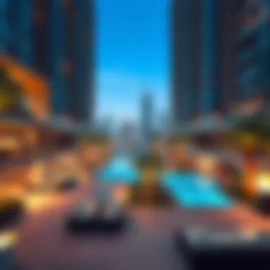 Luxurious amenities and recreational areas within Marina Heights Tower