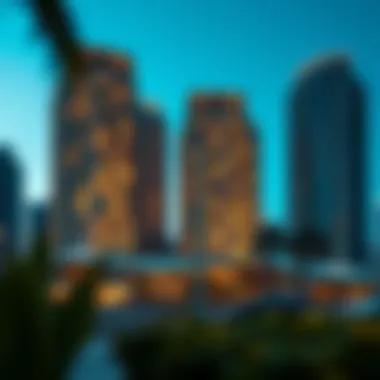 Luxury Residences on Marine Drive Luxurious residential buildings along Marine Drive