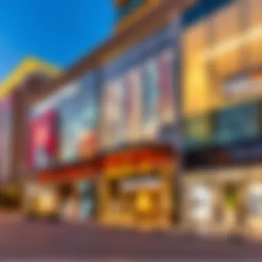 Commercial Spaces at Maryah Plaza Exterior shot highlighting the vibrant commercial spaces within Maryah Plaza.