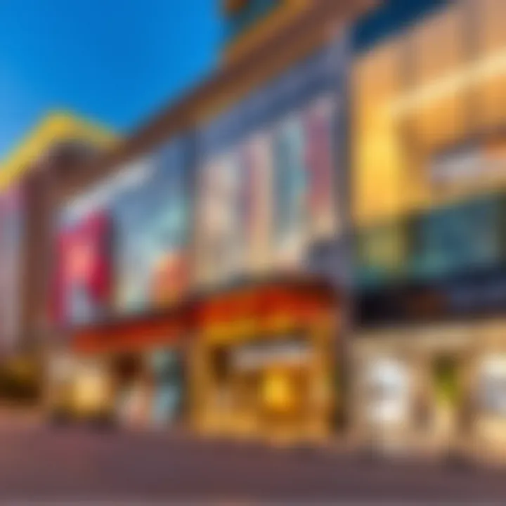 Commercial Spaces at Maryah Plaza Exterior shot highlighting the vibrant commercial spaces within Maryah Plaza.