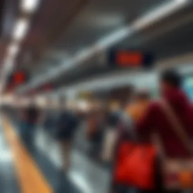 Commuter Dynamics During Peak Hours Peak hour commuter flow at Dubai Metro