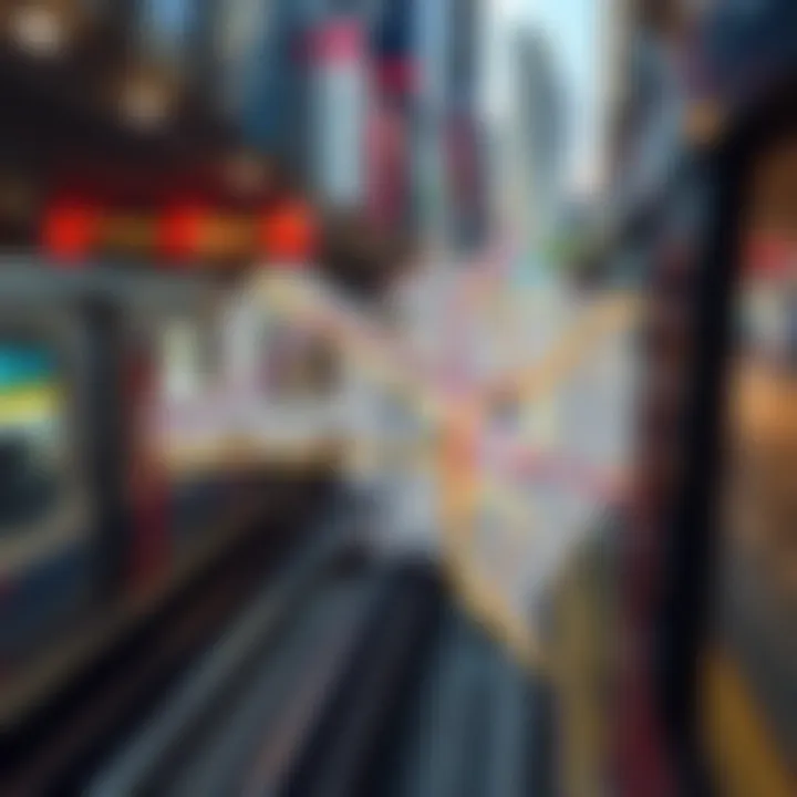 Dubai Metro Transit Map Metro map showcasing Dubai's transit network