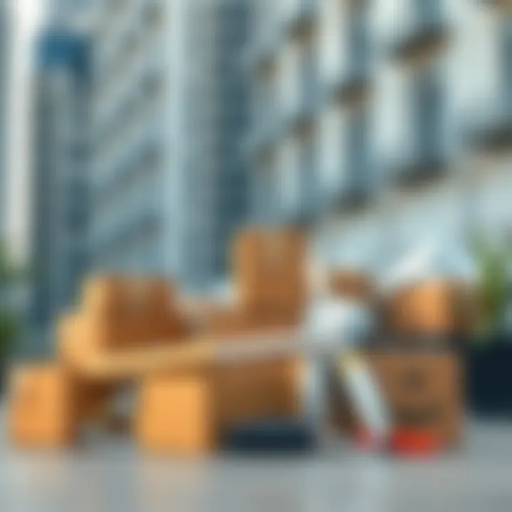 Packing materials and tools for a move