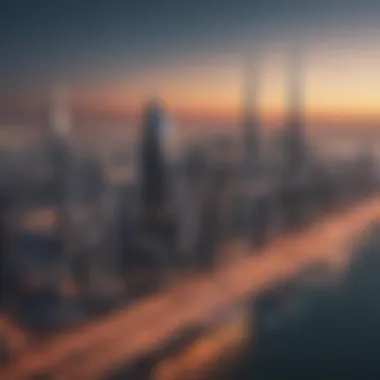 Dubai Skyline: A Hub of Modern Investments Panoramic view of Dubai's skyline showcasing modern architecture