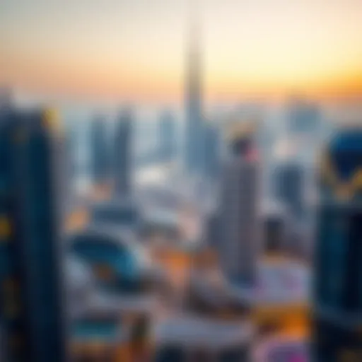 Dubai Skyline: A Hub for Freelancers Scenic view of Dubai skyline with modern architecture