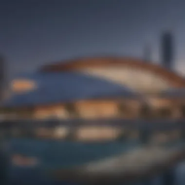 Stunning architectural design of the Dubai Opera