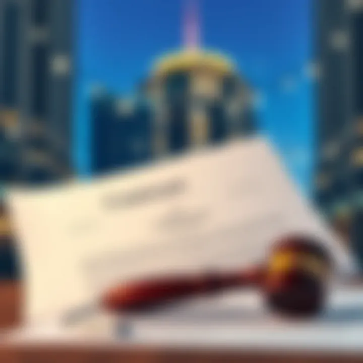 Legal Aspects of Home Buying in Dubai Legal documents and a contract for property purchase in Dubai