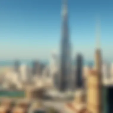 Dubai Skyline and Real Estate Scenic view of Dubai skyline and real estate developments