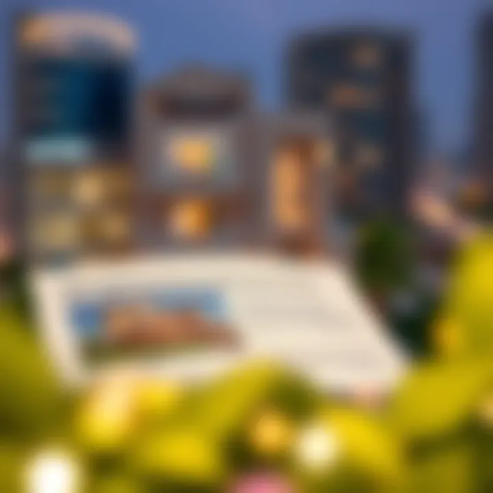 Property Listing: Insights into Dubai Real Estate A close-up of a property listing with detailed information