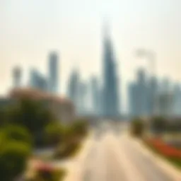 A stunning skyline of Dubai showcasing luxury properties