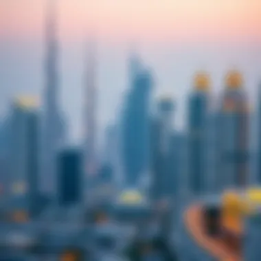 Dubai's Architectural Marvels Stunning skyline view of Dubai with modern architecture