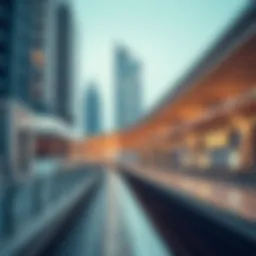 A panoramic view of Marina Beach Metro Station showcasing its modern architecture
