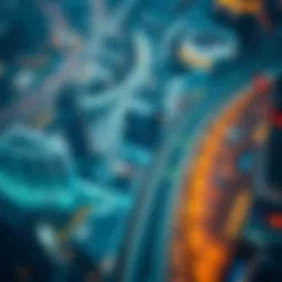 Aerial view of the Dubai Metro showcasing its sleek design and urban landscape.