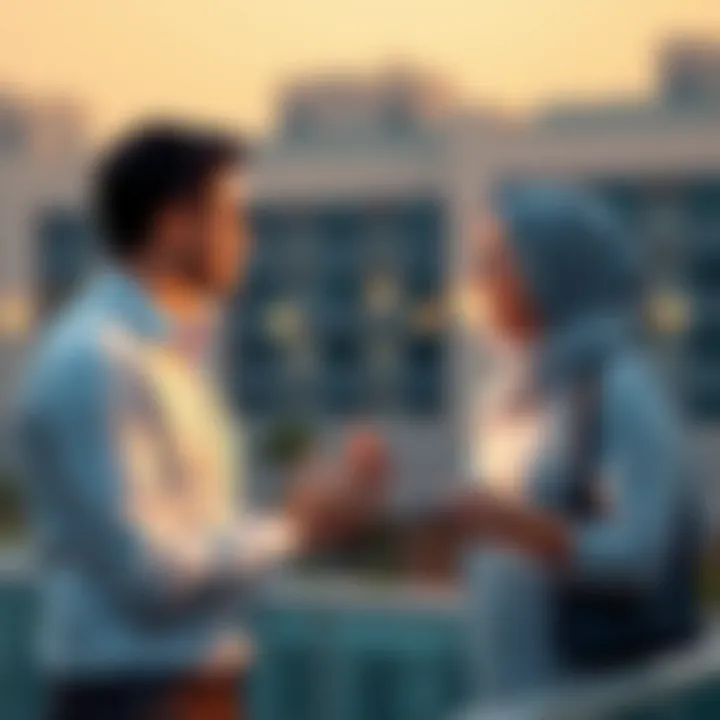 Engagement: The Role of Real Estate Professionals Real estate agent discussing properties with clients