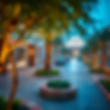 Surrounding Amenities of Oasis by Emaar Surrounding amenities near Oasis by Emaar, including parks and shopping centers