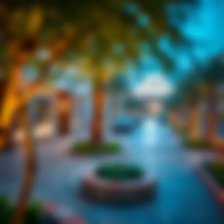 Surrounding Amenities of Oasis by Emaar Surrounding amenities near Oasis by Emaar, including parks and shopping centers