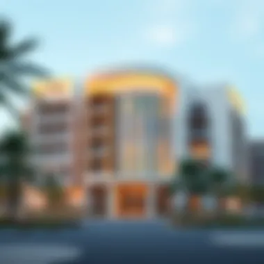 Top Educational Institutions in Dubai A modern school building showcasing educational excellence