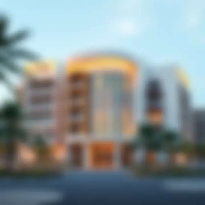 Top Educational Institutions in Dubai A modern school building showcasing educational excellence