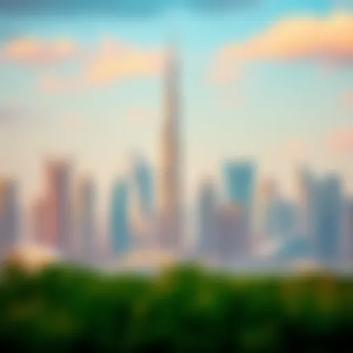 Stunning skyline of Dubai showcasing real estate developments