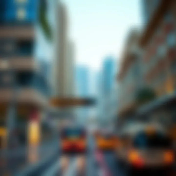 Metro Route Map: Accessibility to Palm Jumeirah Map showing the route from Palm Jumeirah to the nearest metro station