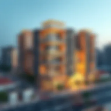 Innovative Design: Rak Properties Project A well-designed architectural model of a Rak Properties project