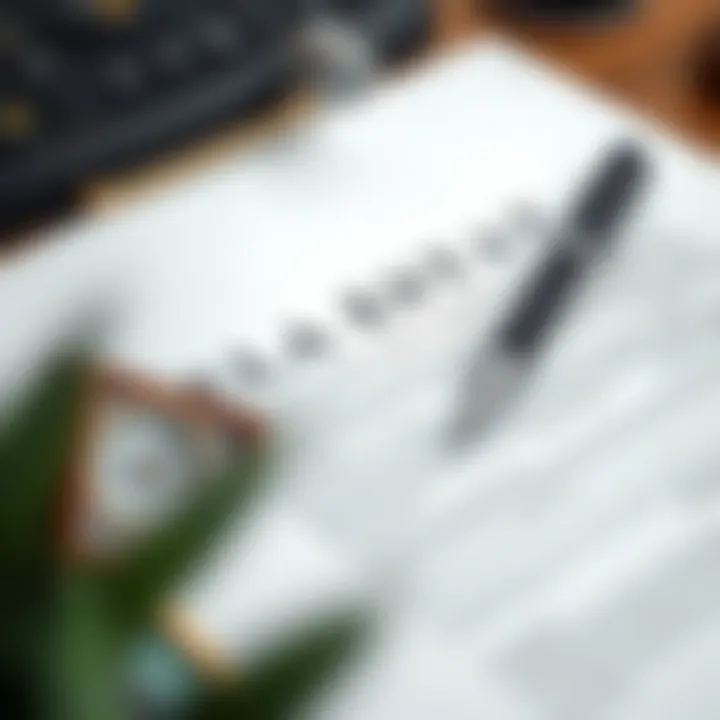 Understanding Legal Aspects in Real Estate A legal document with a pen, symbolizing real estate agreements