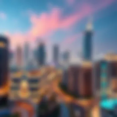 Luxurious Properties in Dubai Dubai skyline showcasing luxurious properties