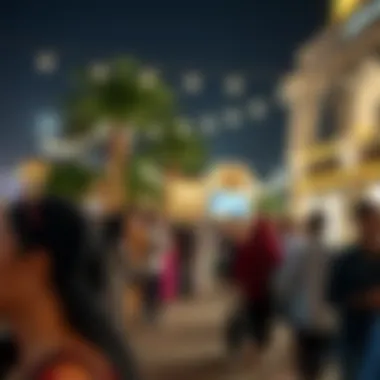 Celebrating Community During Ramadan Community gathering showcasing the spirit of togetherness during Ramadan.