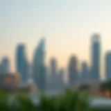 Dubai skyline showcasing modern architecture