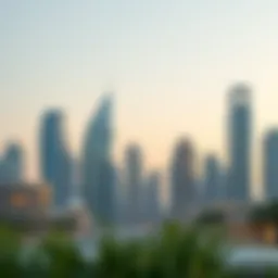 Dubai skyline showcasing modern architecture