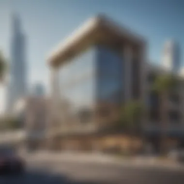 The Rental Disputes Center in Dubai Exterior view of the Rental Disputes Center in Dubai