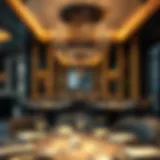 Elegant dining setting in DIFC