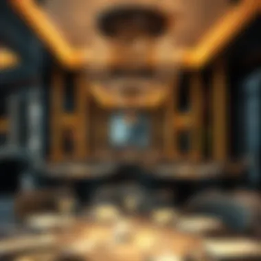 Elegant dining setting in DIFC