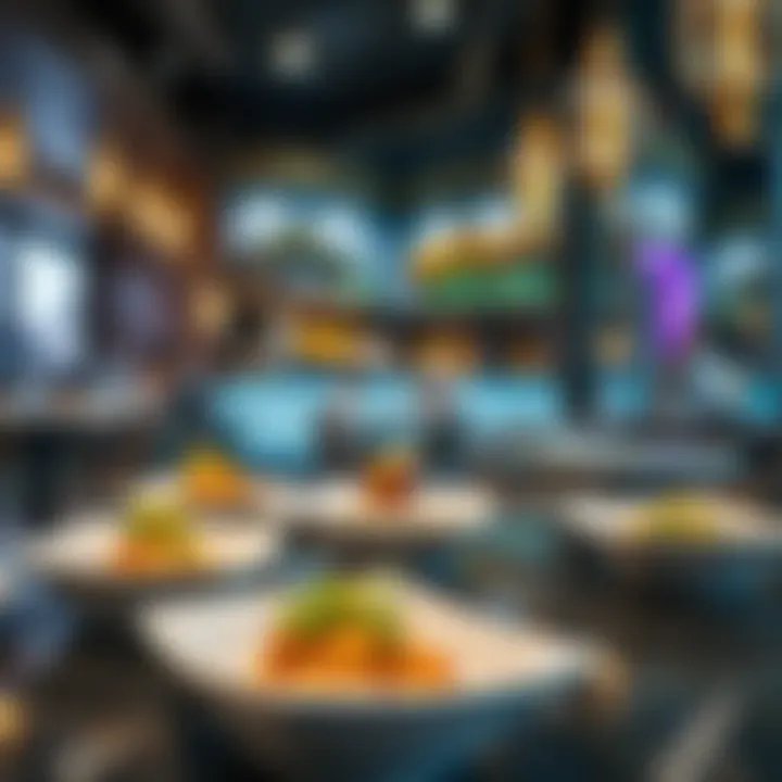 Exquisite dishes served at a DIFC eatery