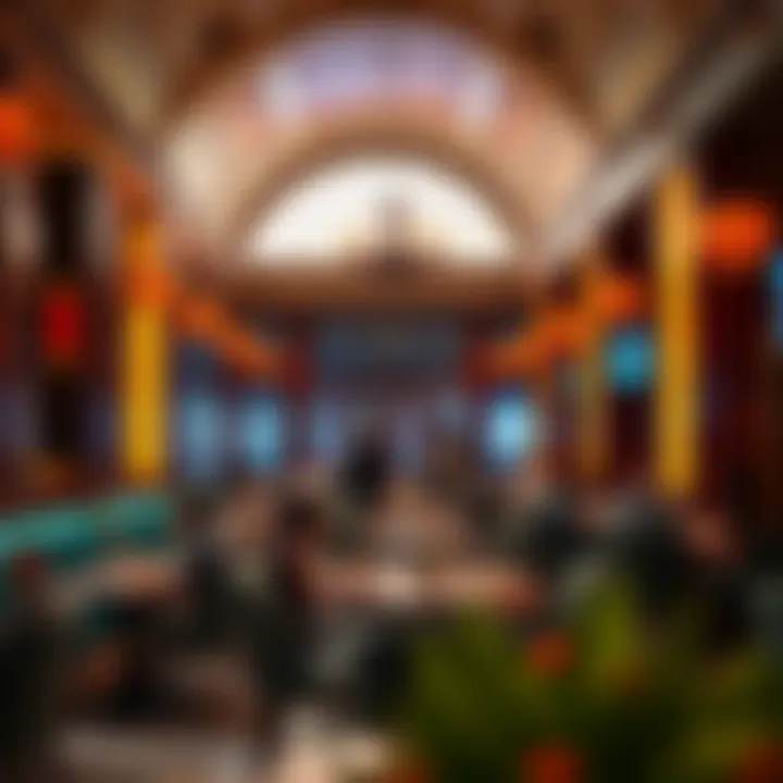 Vibrant atmosphere of a DIFC restaurant