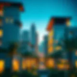 Scenic view of Arjan's modern architecture