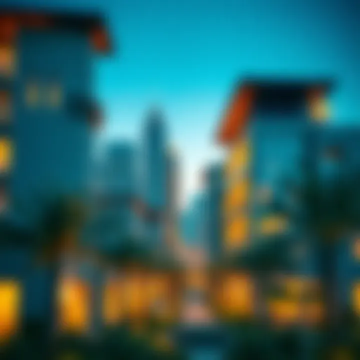 Modern Architecture in Arjan Scenic view of Arjan's modern architecture