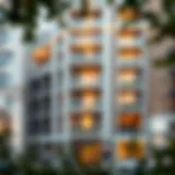 Exterior view of the Savoy Hotel Apartment showcasing modern architecture