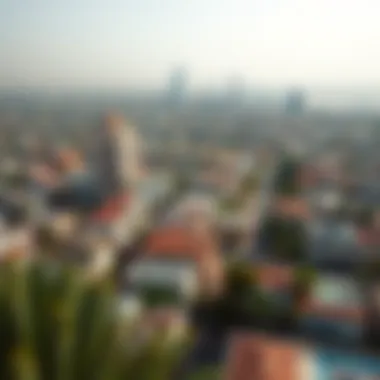 Aerial View of Dubai Neighborhoods Aerial view of Dubai neighborhoods ideal for studio rentals